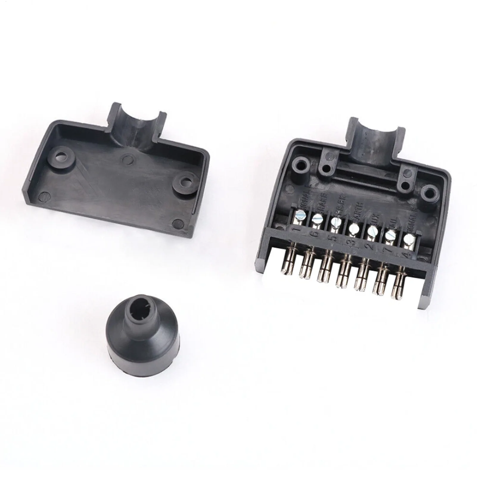 

7-контактный плоский штекерный разъем AU для каравана ​ r Адаптер для лодки, быстрый подходит для мужского 7-контактного разъема, автомобильные детали и аксессуары