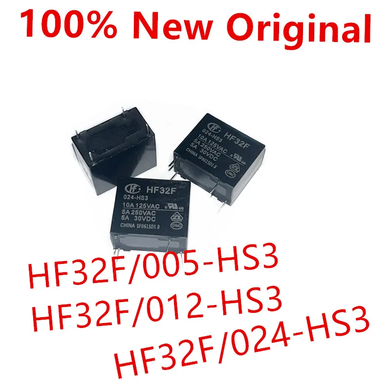 10piece  HF32F/005-HS3 、HF32F/012-HS3 、HF32F/024-HS3  DIP-4  New power relay  HF32F-005-HS3 、HF32F-012-HS3 、HF32F-024-HS3