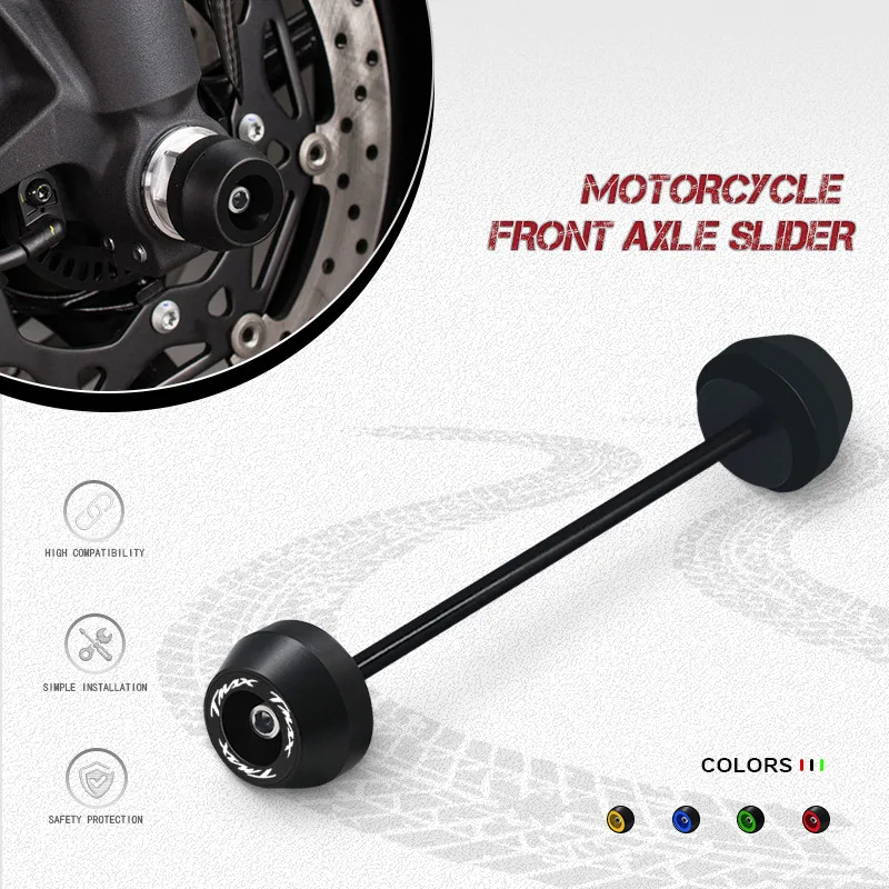 

For TMAX530 DX SX TMAX560 2017-2023 2024 2025 Motorcycle Rear Axle Fork Wheel Crash Slider Falling Protector Pad tmax530 560