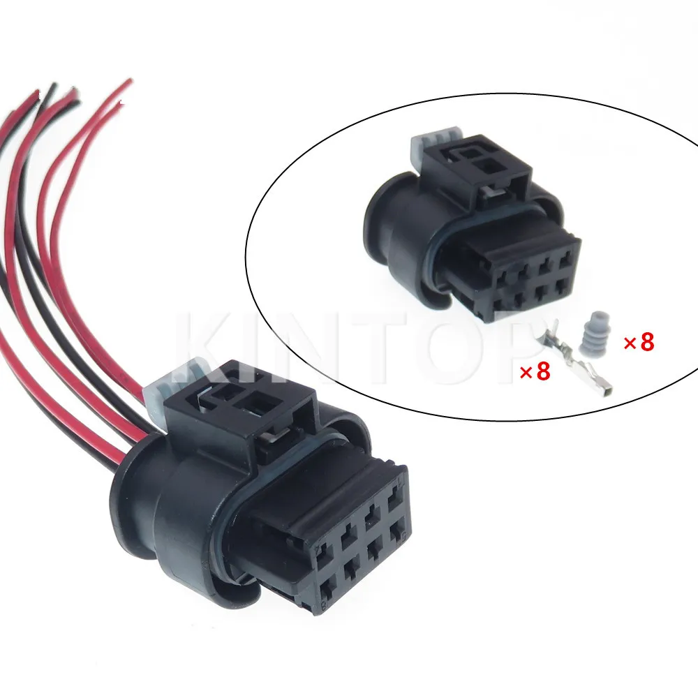 

1 комплект, 8-контактный 805 031 541 805-031-541 переменного тока в сборе, реверсивный радар, жгут проводов, разъем датчика кислорода для Benz BWM Auto