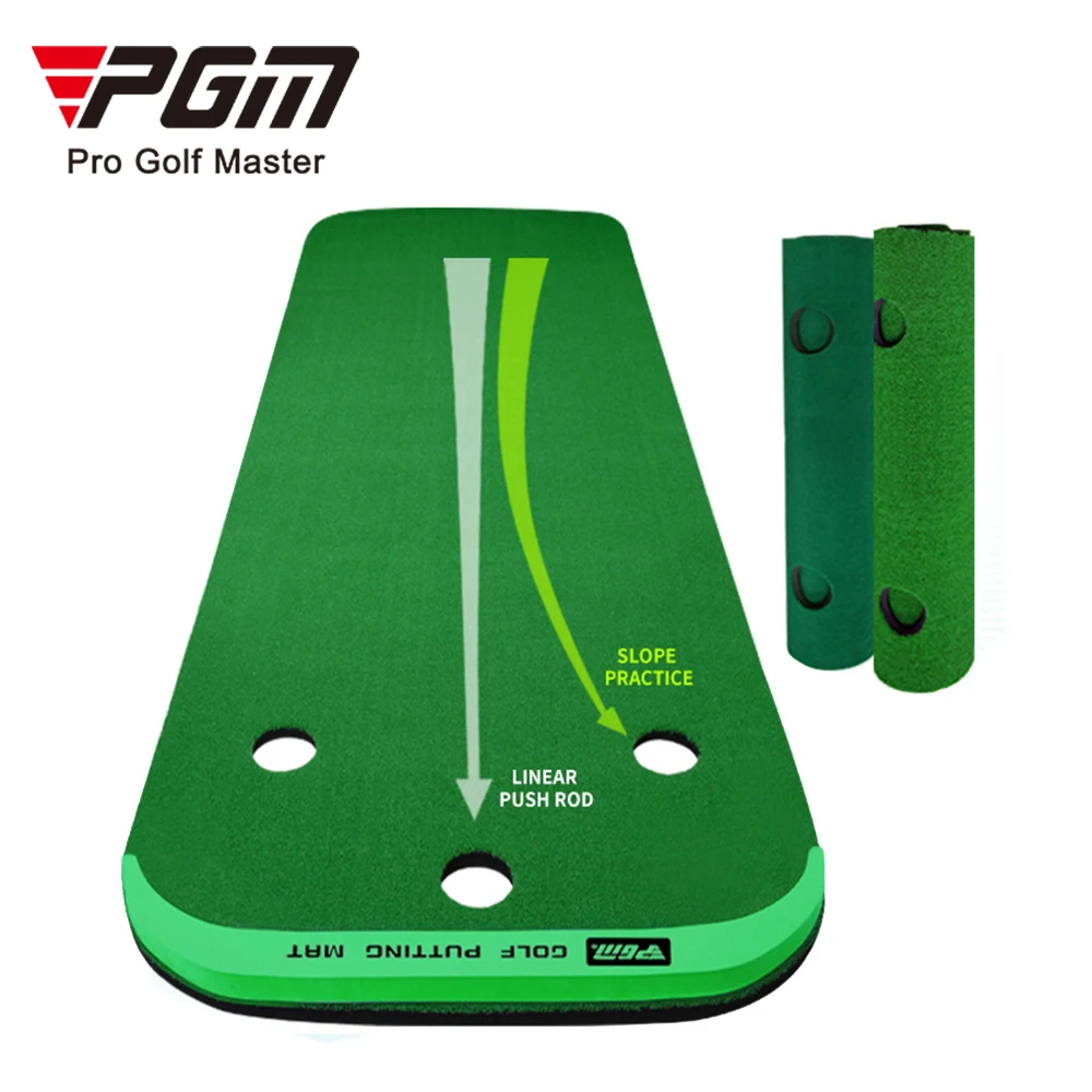 PGM Factory Direct Portable and easy to store Indoor short artificial grass green wholesale Golf Practice Putting Mat