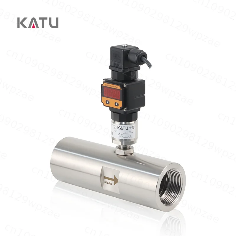 Factory Sale 4-20mA Water Treatment Stainless Steel High Precision FM100 Turbine Flowmeter Sensor