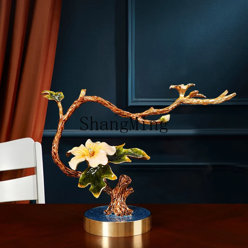 SM premium exquisite light luxury enamel color ornaments, living room desktop ornaments, household porch cabinet ornaments