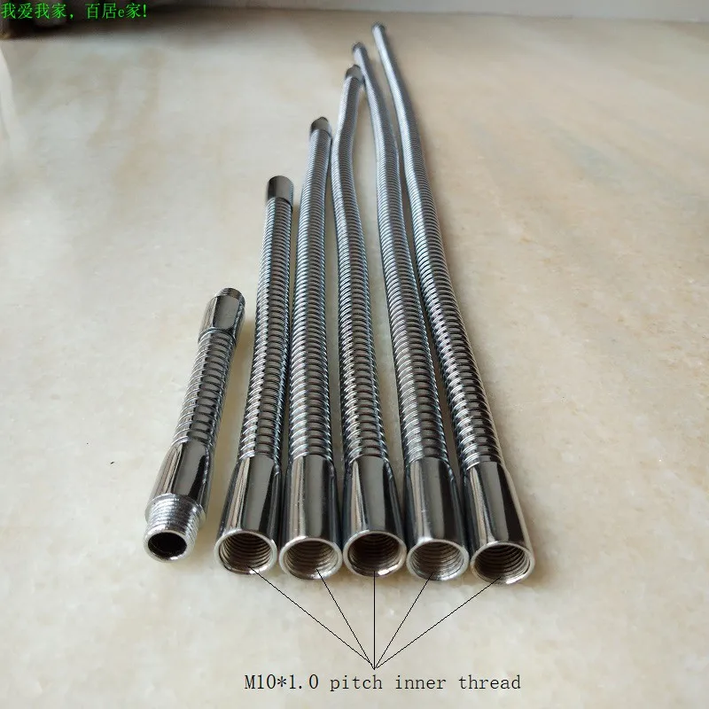 M10 led معقوفة led حامل مرن مصباح M10 ذكر + أنثى كروم خرطوم معدني العالمي أنبوبة لينة أنابيب معدنية اعوج لتقوم بها بنفسك