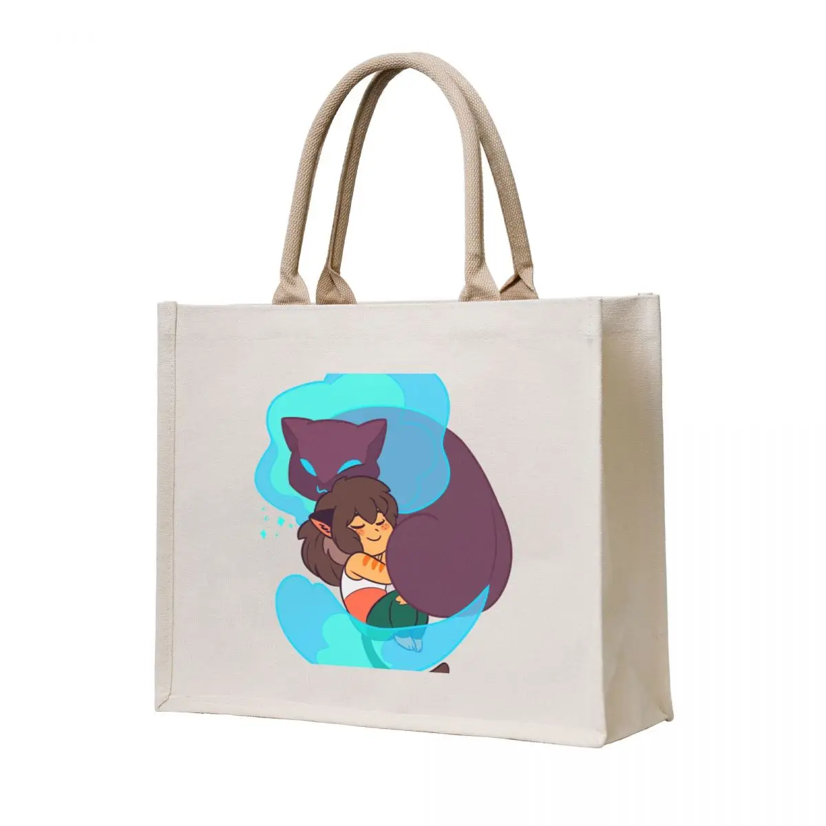 

Catra and Melog Tote Bag sacs de shopping canvas bags tote bag canvas large tote bag