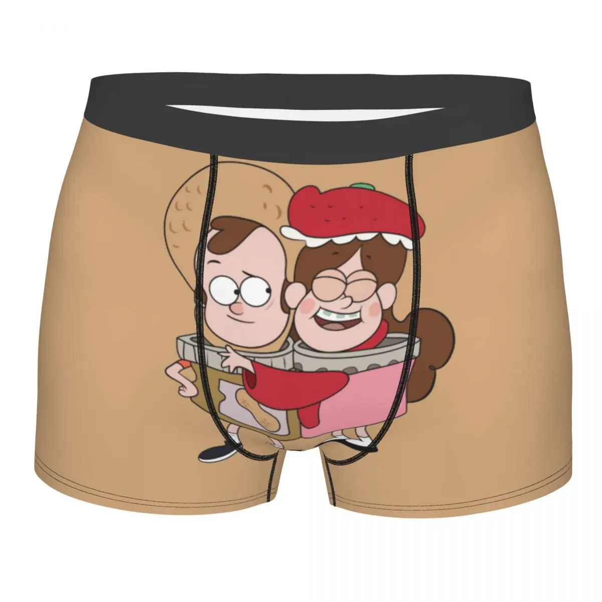 

Пользовательские забавные аниме Gravity Falls нижнее белье мужские эластичные трусы-боксеры шорты мягкие трусы для Homme