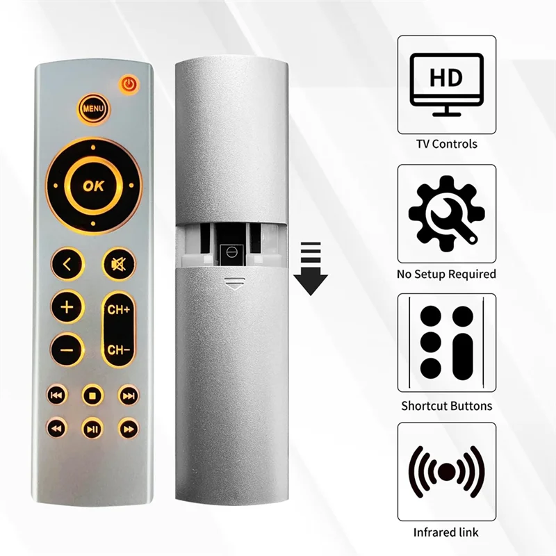 ABGI- Tv Remote Replacement Universal Backlit Remote Replacement For  TV 4K No Voice Function