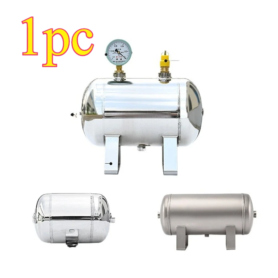 1 pièce 1L 2L 3L -10L - Petit réservoir de stockage de gaz pour compresseur d'air, réservoir tampon sous vide en acier inoxydable 304