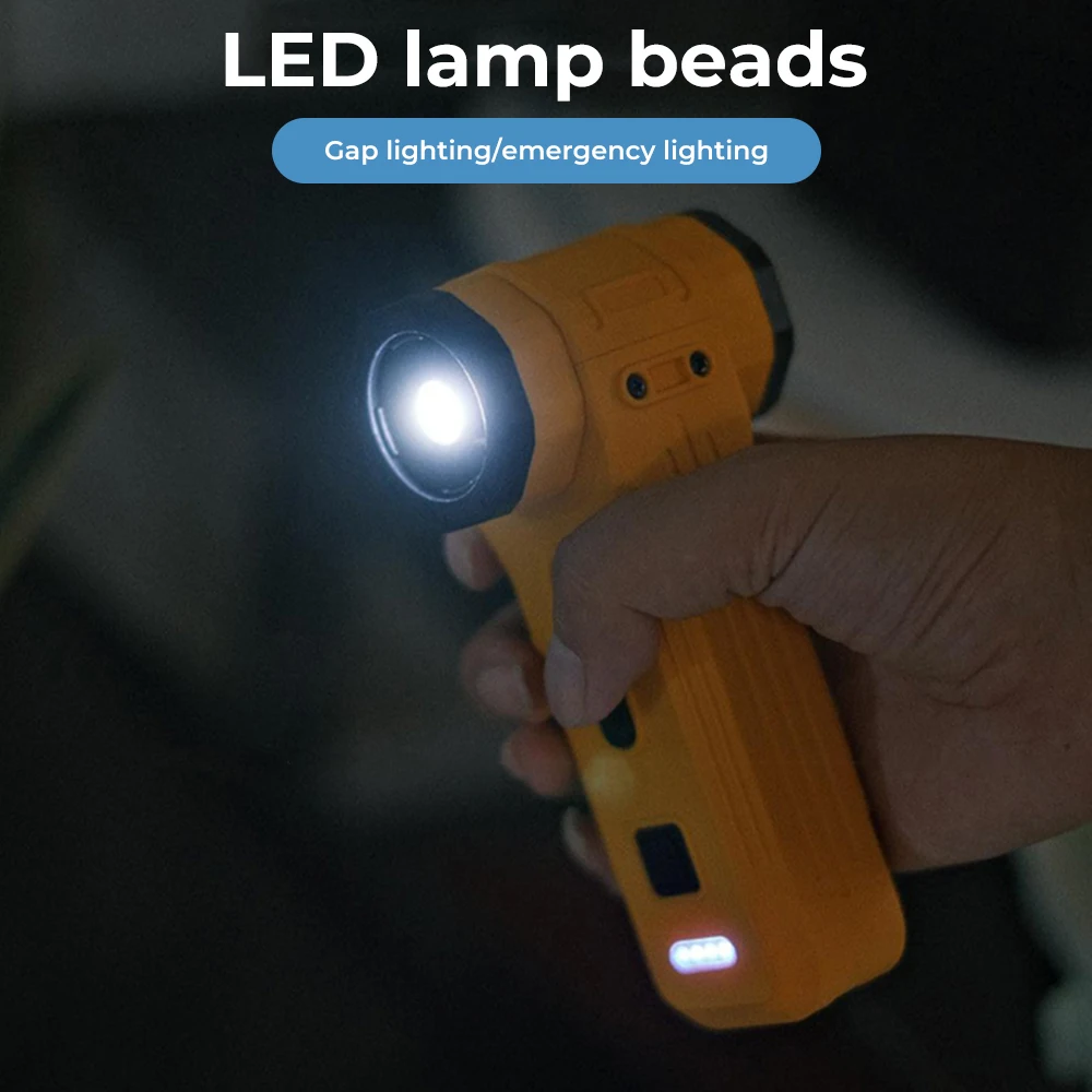 منفاخ توربو محمول 450000 دورة في الدقيقة مع مجموعة مكنسة كهربائية 8000 مللي أمبير في الساعة مروحة نفاثة توربو عنيفة منفاخ هواء لاسلكي مسدس هواء سوفليهور هوائي #4