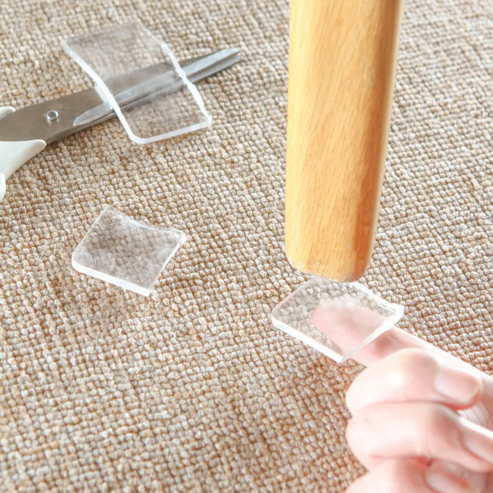 

4Pcs Clear Non-Slip Table Leg Pads Flexible PU Chair Foot Covers Floor Protectors Anti-Scratch Furniture Pads Accessories