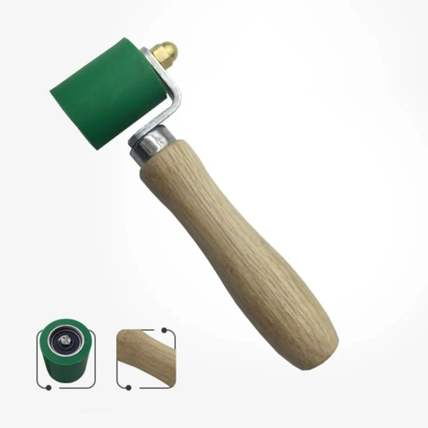 Hand Pressure Roller Roofing PVC Welding Tool 40mm Silicone Seam Hand Pressure Roller Welding Torch Accessories