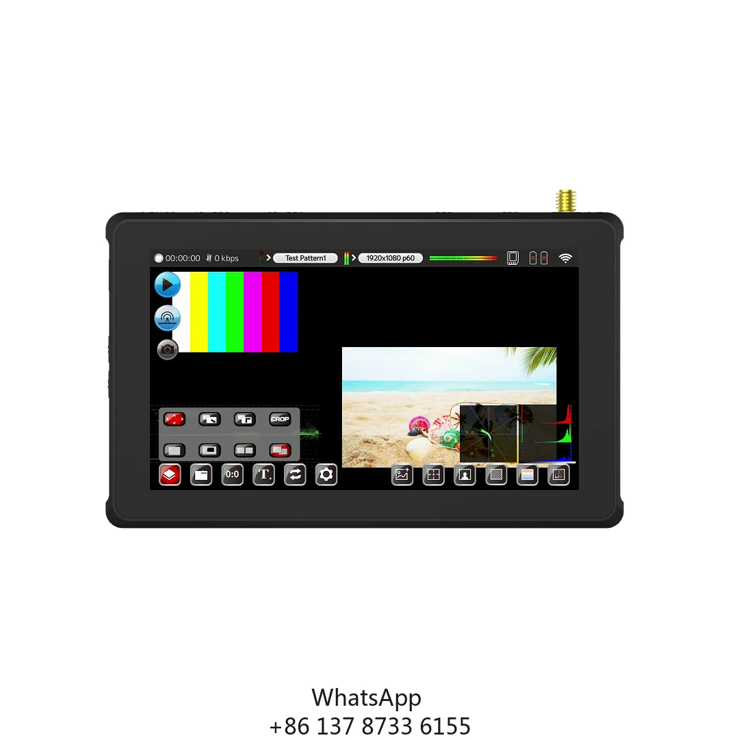 Movmagic X5 4K Multi-Format For Portable Studio Mini Live Streaming Video Switcher Mixer 5