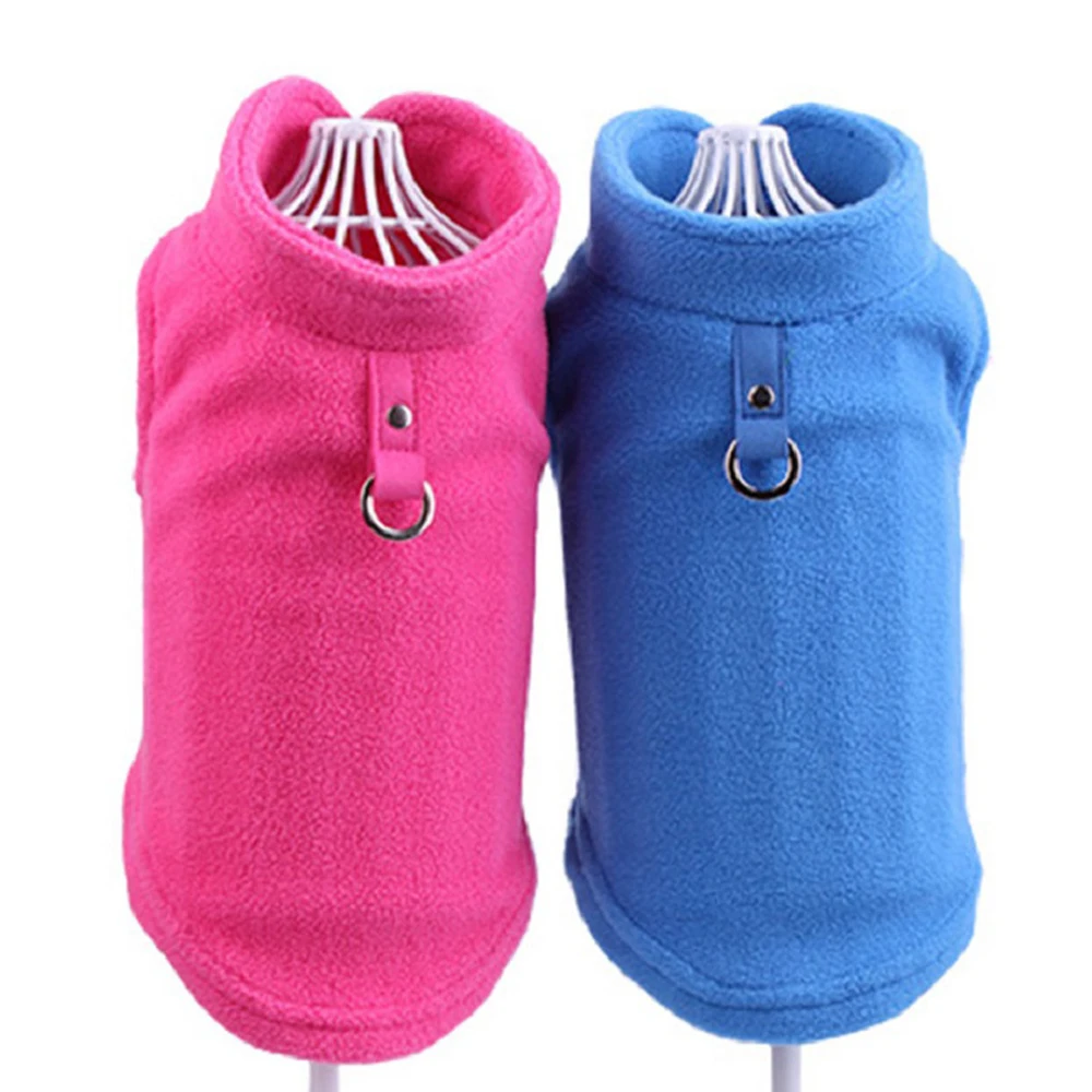 Winter Fleece Dog Clothes Warm Puppy Coat Pet Jacket for Small Medium Dogs Chihuahua French Bulldog Costume Yorkie Vest