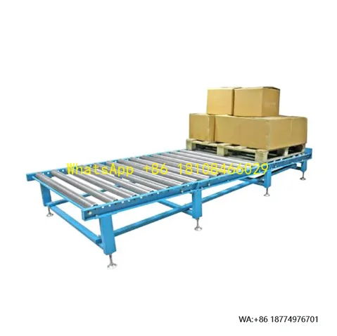 

Эффективный гравитационный роликовый конвейерный стол из нержавеющей стали с регулируемой скоростью для промышленного использования - прочный и легкая очистка