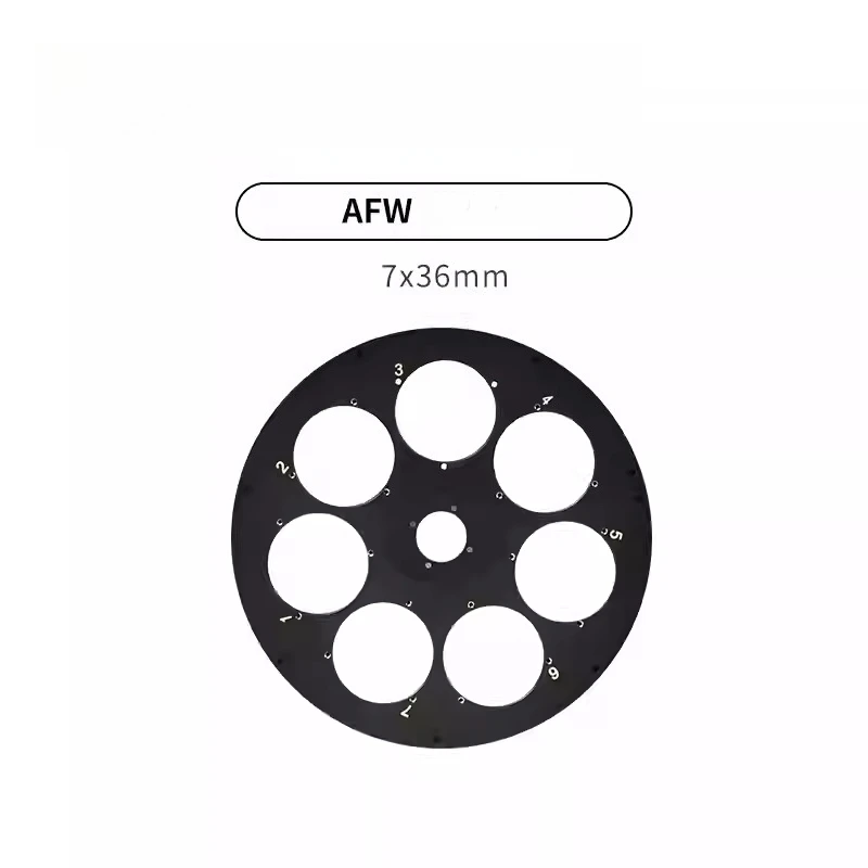 Astronomical Filter Wheel Turntable  Auto Filter Wheel  Filter Compatible 5/7/8 Holes Accessory for Astronomical Telescope