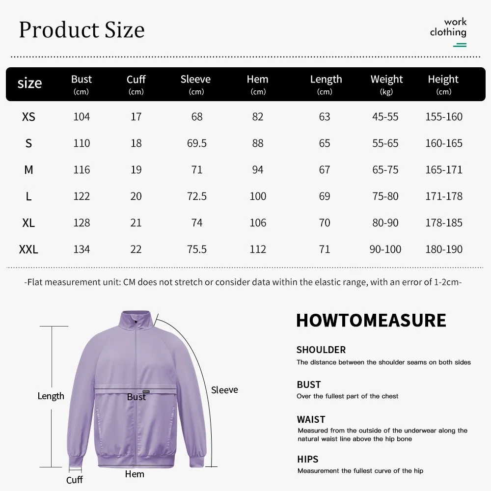 Medical Work Tops Surgical Jacket Multicolor Long Sleeved Laboratory Coat Doctor Nurse Scrubs Tops High-quality Outerwear Unisex