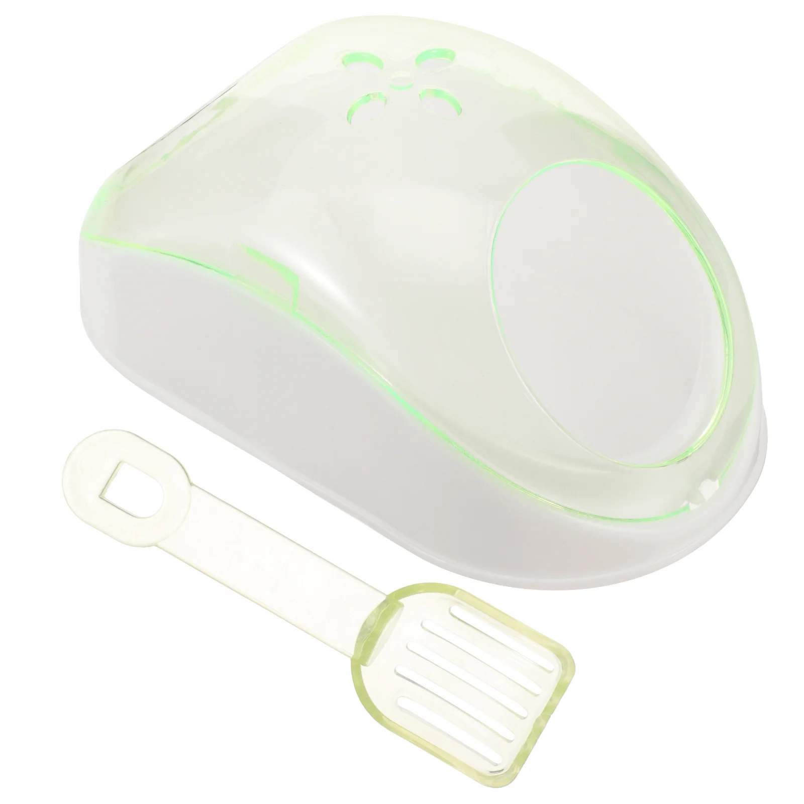 

1 set Hamster Sand Bath Box Small Animal Bathtub Deepened Edges Pet Sanitary Bathroom For Guinea Pig Chinchilla Gerbil Hamster