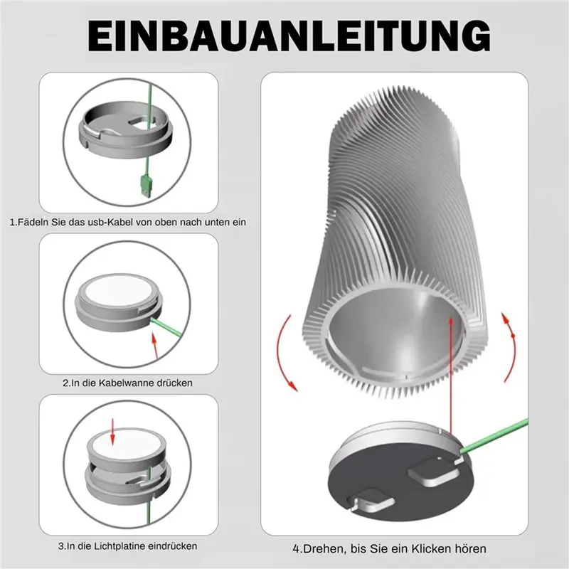 【KITS】2X Model DIY untuk Kit Lampu Led, Proyek Pencahayaan Kustom Hemat Energi Cahaya Terang, Bagian Lampu Led Multiwarna