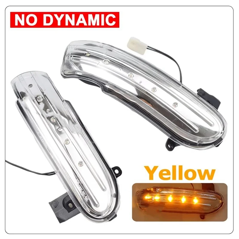 1 Pair Car Rearview Mirror Turn Signal Flow Light For Mercedes Benz 2008 A1718200421 / A1718200321