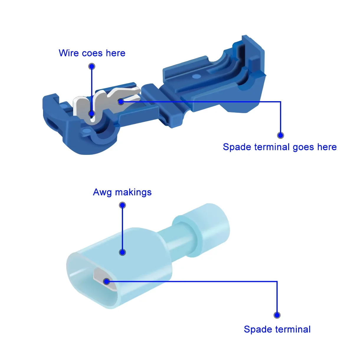 40Pcs 20 Pairs Quick Electrical Cable Connectors Snap Splice Lock Wire Terminal Crimp Waterproof Electric Connector