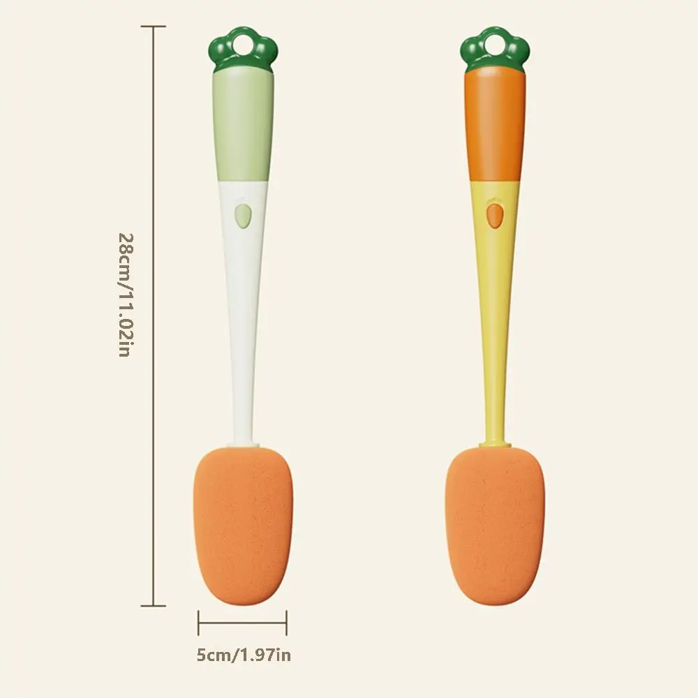 Nipple Water Bottle Cleaner Carrot Water Cup Cleaning Tool 3 In 1 Bottle Brush Set Bottle Cleaning Brush Baby Bottle Brush Set