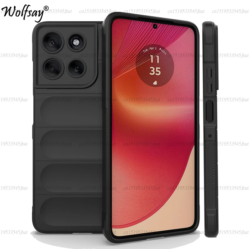 Funda de teléfono a prueba de golpes para Motorola Moto G66j, Funda trasera de silicona suave antideslizante para Moto G66j, Funda para Moto G66j G66y