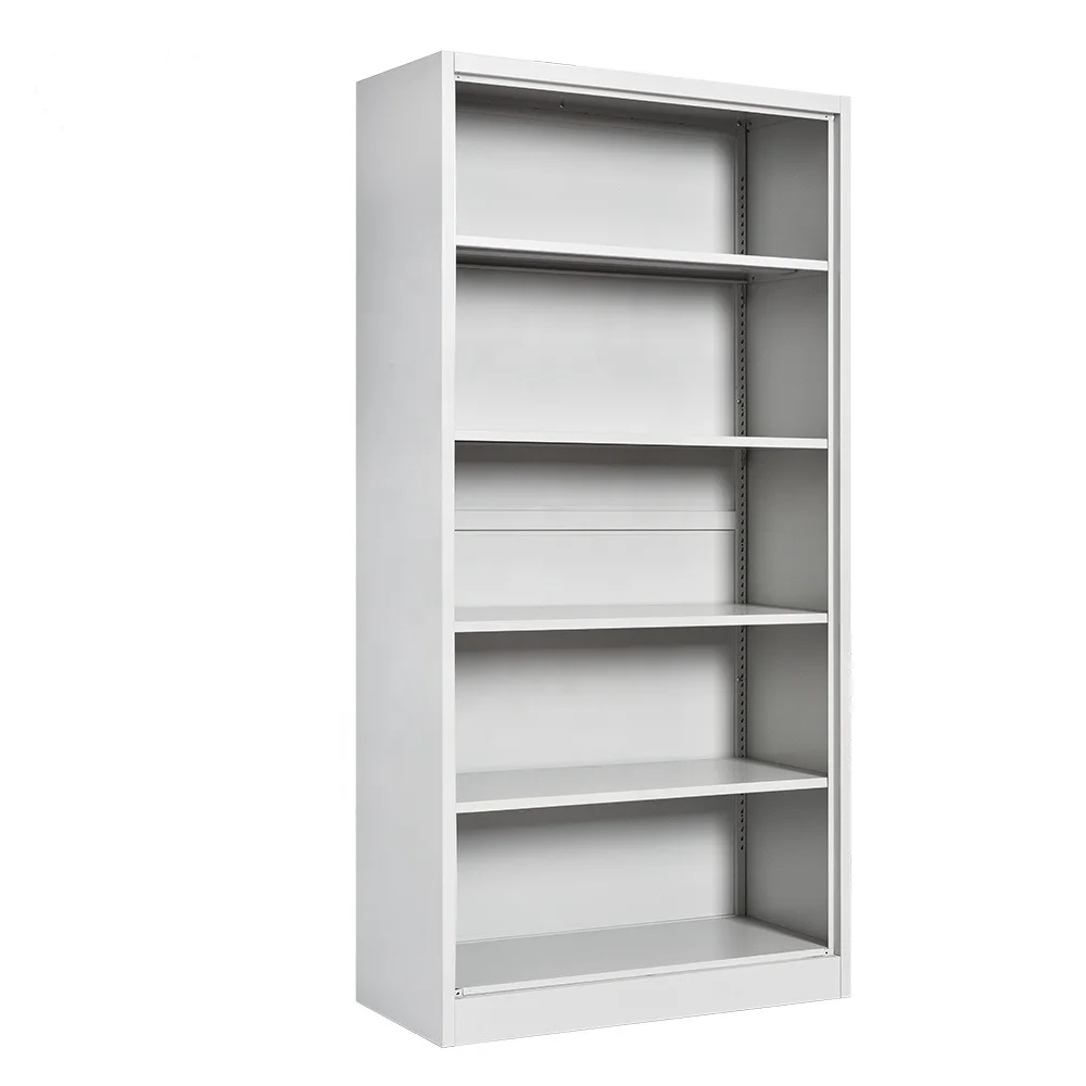 

Modern 4-Shelf Steel Office Filing Cabinet without Doors Wholesale for Home Office Kitchen Gym School Hotel and Hospital