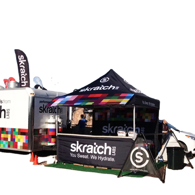 

The Trade Show Portable Booth Food Vending Tent of The Sunshine Brand Originating From China Are Foldable