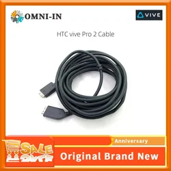 VR Headset Cable 2.0 5K 4896x2448 5-Meter Connect to Steam VR Link Box for HTC Vive Pro 2