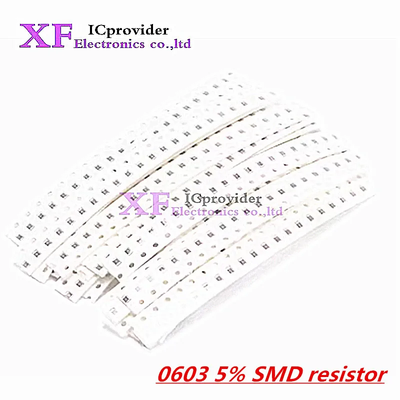100pcs 0603 5% resistor SMD 0R ~ 10M 1/10W 10 100 150 220 330 470 ohm 1K 2.2K 4.7K 10K 100K 1M 1R 10R 100R 150R 220R 330R 470R