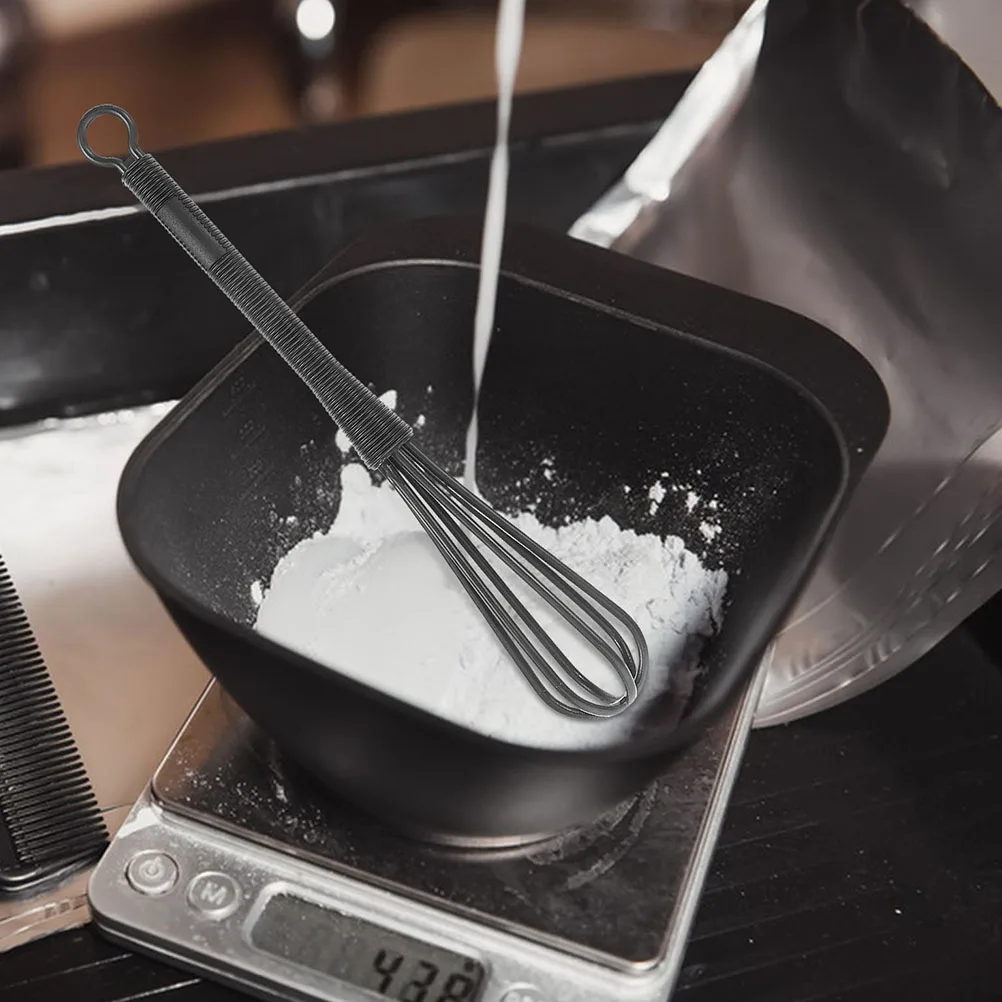 

6pcs Manual Egg Whisk For Hair Dye Mixing Even Color Long Lasting Plastic Whisk Versatile Salon Supplies Kitchen Gadgets Cream