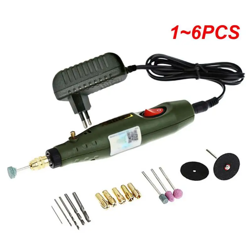 

1~6PCS Electric Drill Dremel Grinder Engraving Pen Electric Grinder Polisher Rotary Power Tools Mini Drill Kit For Dremel