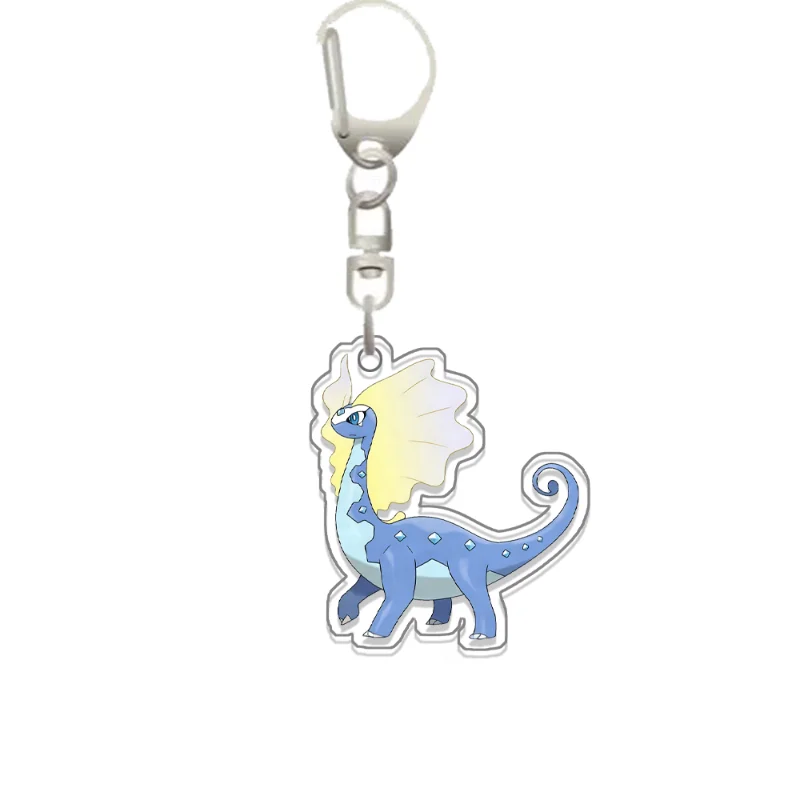 For Pokemon Piplup Galarian Rapidash Turtwig Milotic  Acrylic Selfmade Original Cute Cartoon Anime Keychain Pendant Toy Gift view 4