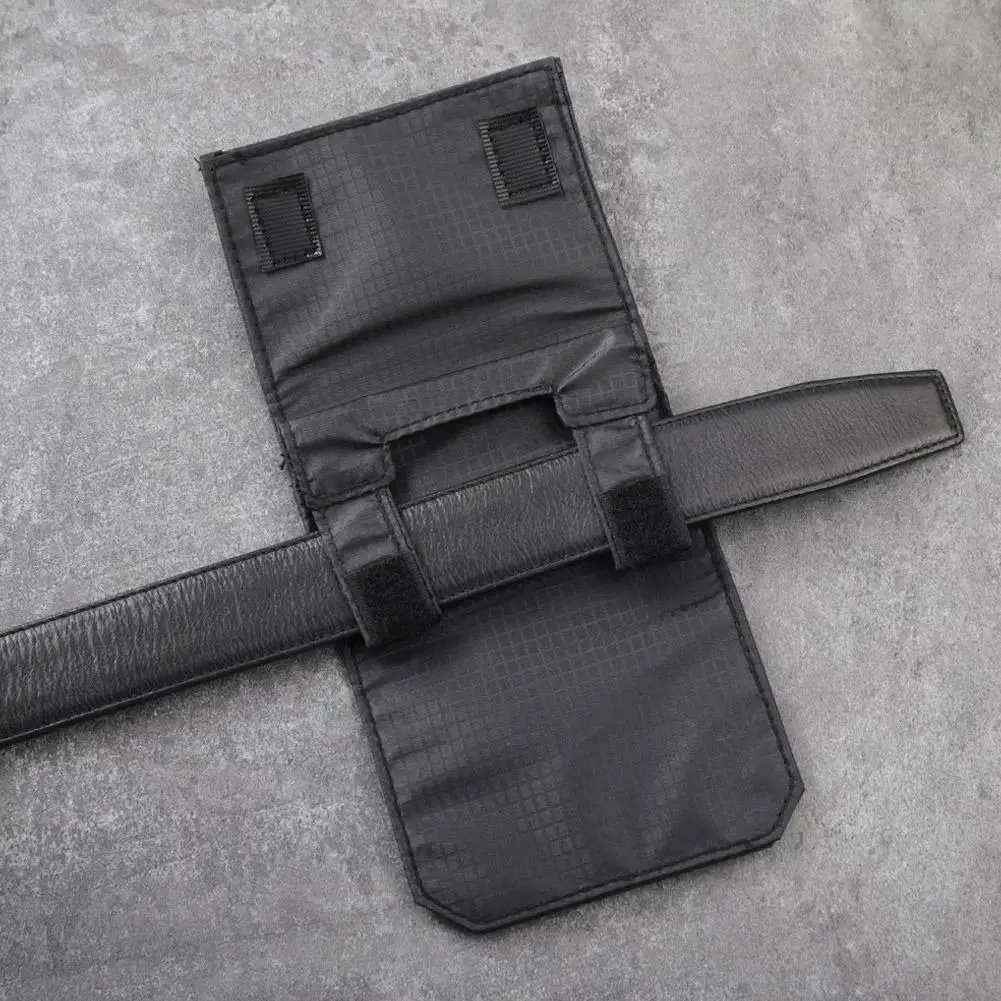 Diebstahlsicherer Gürtel-Geldbeutel, schlanke, versteckte Mini-Hüfttasche, Outdoor-Reise-Organizer, Münzbörse für Reisepass, Ausweis, Bargeld-Aufbewahrungstasche – Detail 5