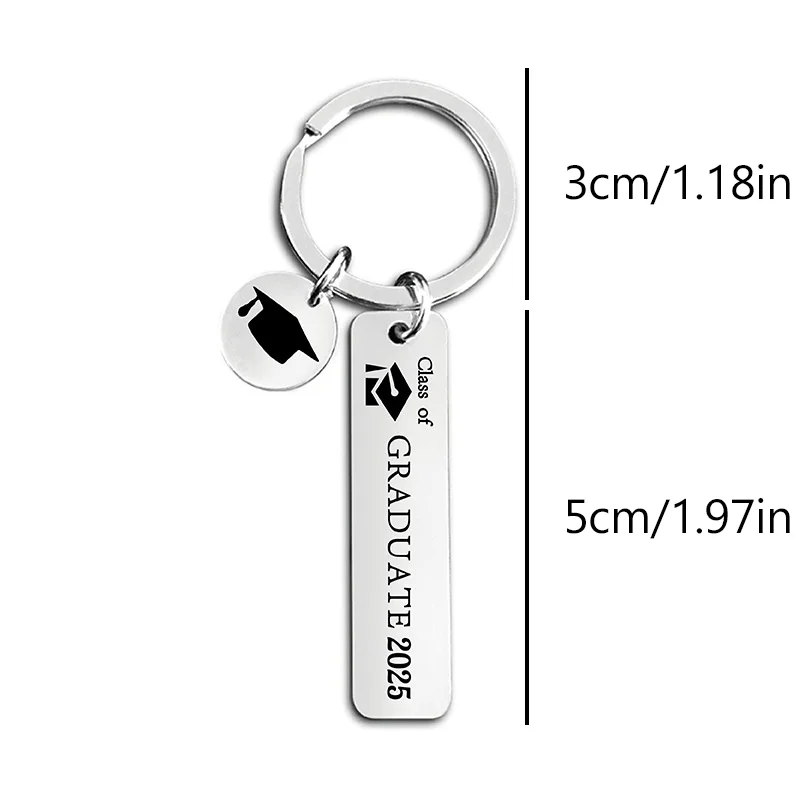 Брелок для выпускного сезона 2025, милый докторский брелок для ключей, памятный выпускной, креативные модные ювелирные изделия, подарки для студентов