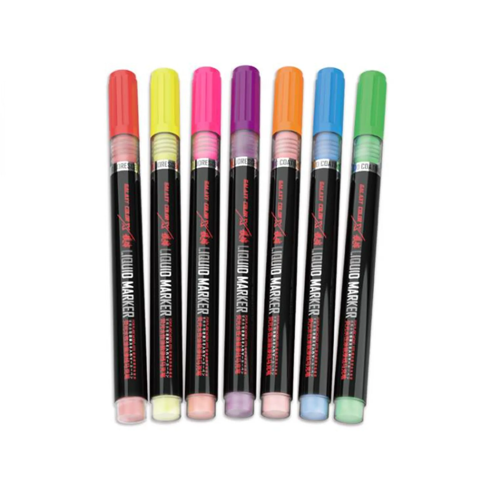 Galaxy Tools T07C11~17 Fluorescent Color Marker Pen for Gundam Model Hobby Painting DIY Tools