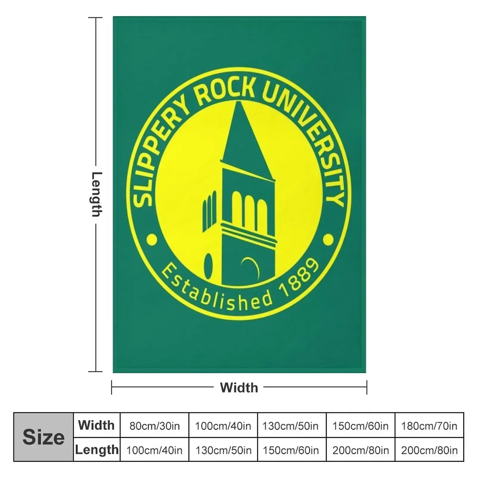 SRUSlippery Rock University Throw Blanket Nap Decoratives Blankets For Baby Kid'S Extra Large Throw Thermals For Travel Blankets