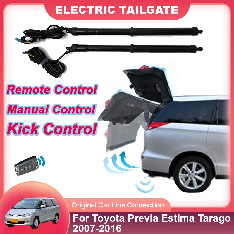 Car Lift Auto Electric Motor For Trunk Drive Smart Electric Tailgate Kick Sensor For Toyota Previa Estima Tarago 2007 to 2016