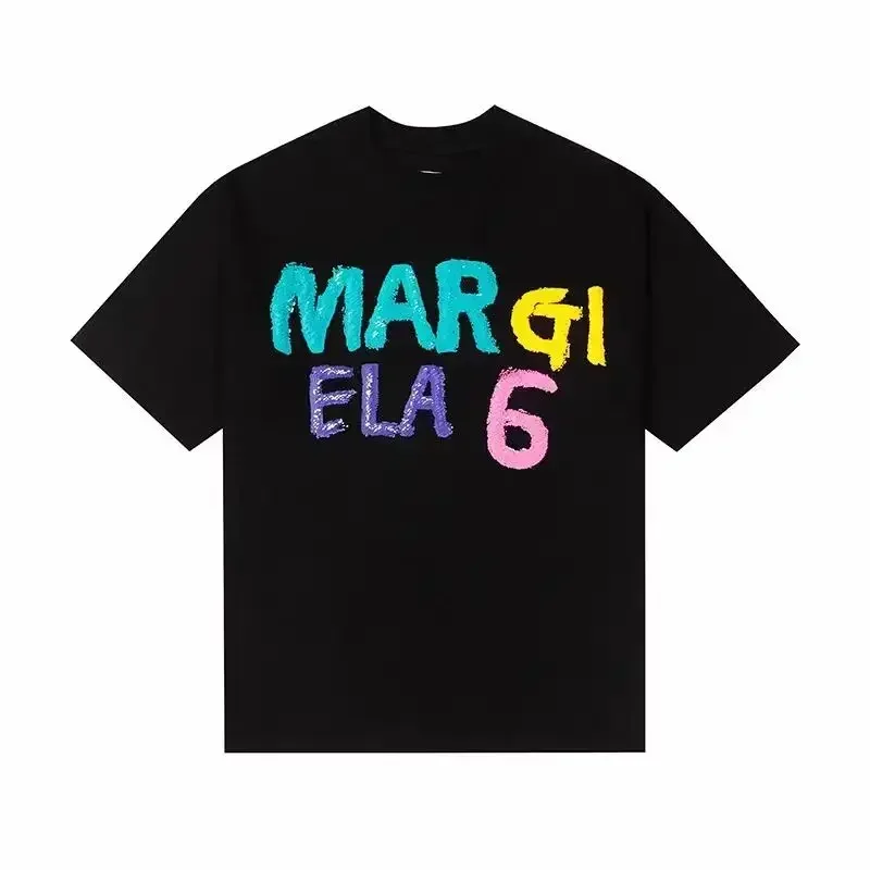 Men's and Women's Letter Printed T-shirts Round Neck Short Sleeved Shirts Y2K Exclusive Style Exquisite Workmanship