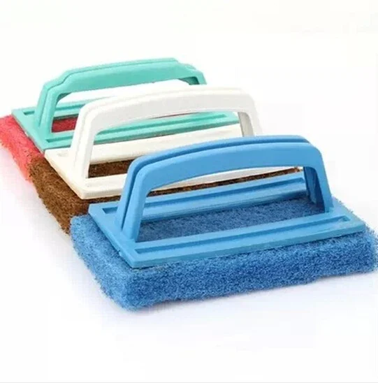 ماجيك مُنظف نوافذ المطبخ حوض للحمام حوض الاستحمام زجاج النافذة سوبر الغسيل الأنظف مقبض الإسفنج تنظيف فرشاة OK 0165