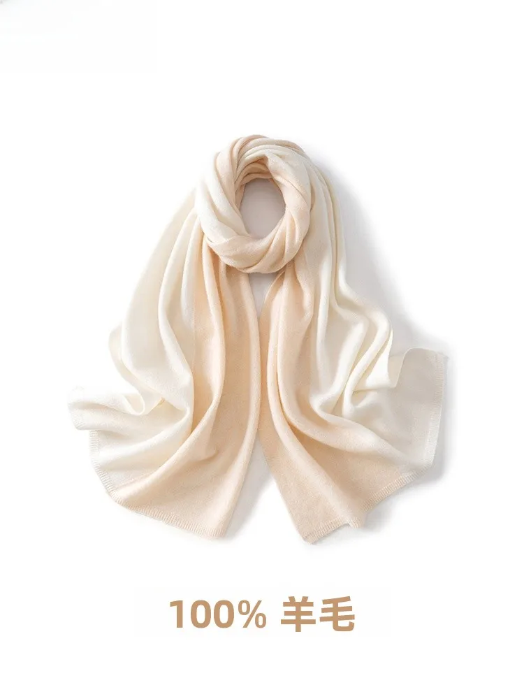 hengyuanxiang-woolen-scarf-00-pure-wool-winter-pink-faion-color-blo-knitted-scarf-versatile-gift-box-set-ex-size