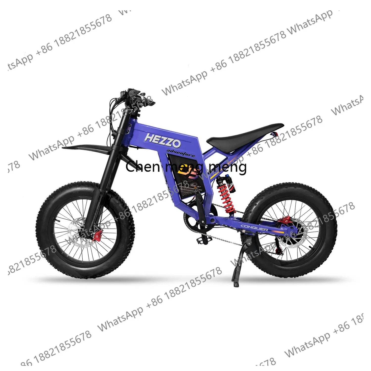 E132 New electric off-road motorcycle adult pedal two-wheel off-road long-endurance electric bicycle