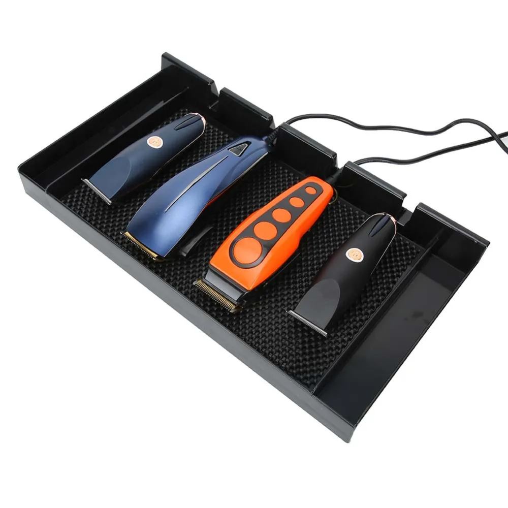 

PC Hair Clipper Storage Box Multifunctional Anti Slip Design Hairdressing Tools Stand Professional Portable