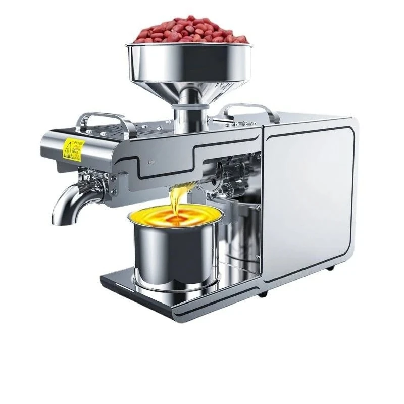 501 Screw Press Oil Expeller Home Use Small Coconut Sesame Soybean Peanut Avocado Palm Cold Oil Press Machine