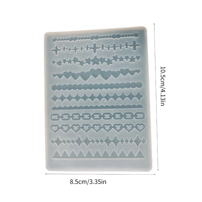 Moldes flexibles silicona para decoración colgantes, moldes para manualidades colgantes resina epoxi