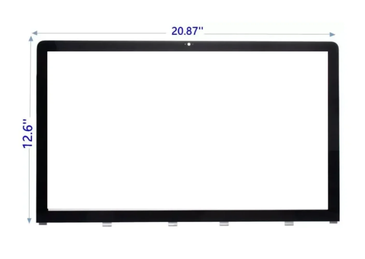 LCD الزجاج الأمامي لأبل iMac ، استبدال الحافة ، سنة 2009 2010 2011 ، 21.5 "، جديد ، A1311