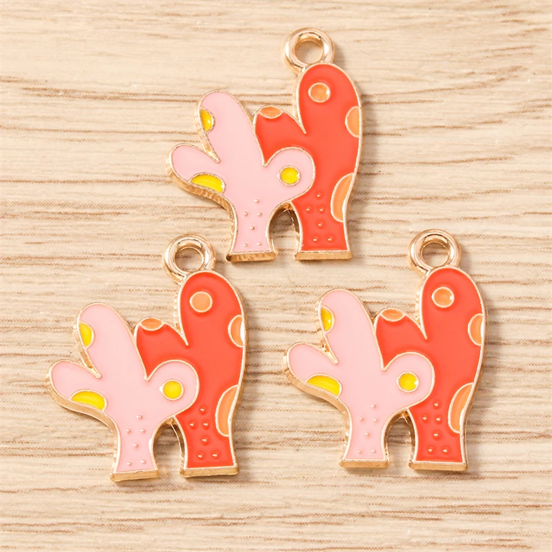 10 Stück Mix süße Meereslebewesen Charms Emaille Oktopus Hummer Krabbe Charms Anhänger für Schmuckherstellung Halsketten Ohrringe DIY Geschenke – Detail 5