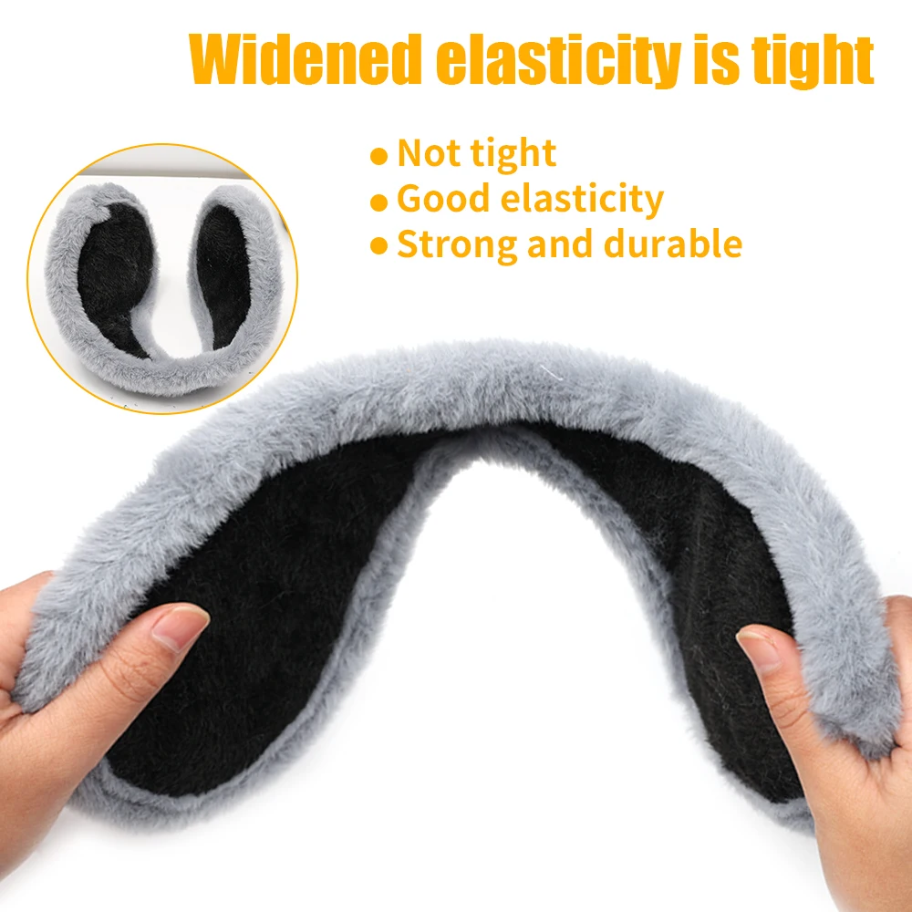 Winter Plush Earmuffs Men Women Ear Warm Protector Velvet Thicken Warm Earmuff Outdoor Windproof Cycling Ear Warmer Ears Covers