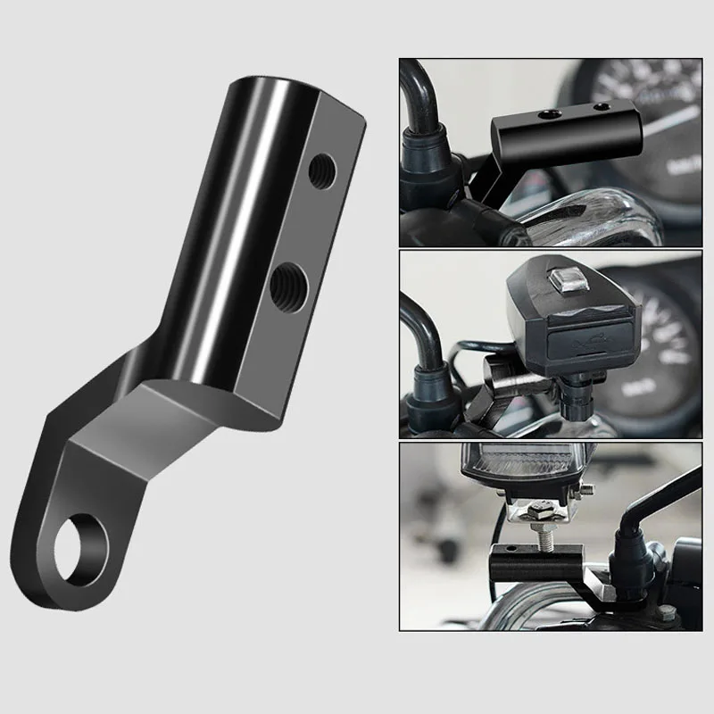 2pcs 1pcs Motorcycle Rearview Mirror Expander Bracket High Quality Universal Adapter Holder Mount Motorbike Bike Accessories image 5