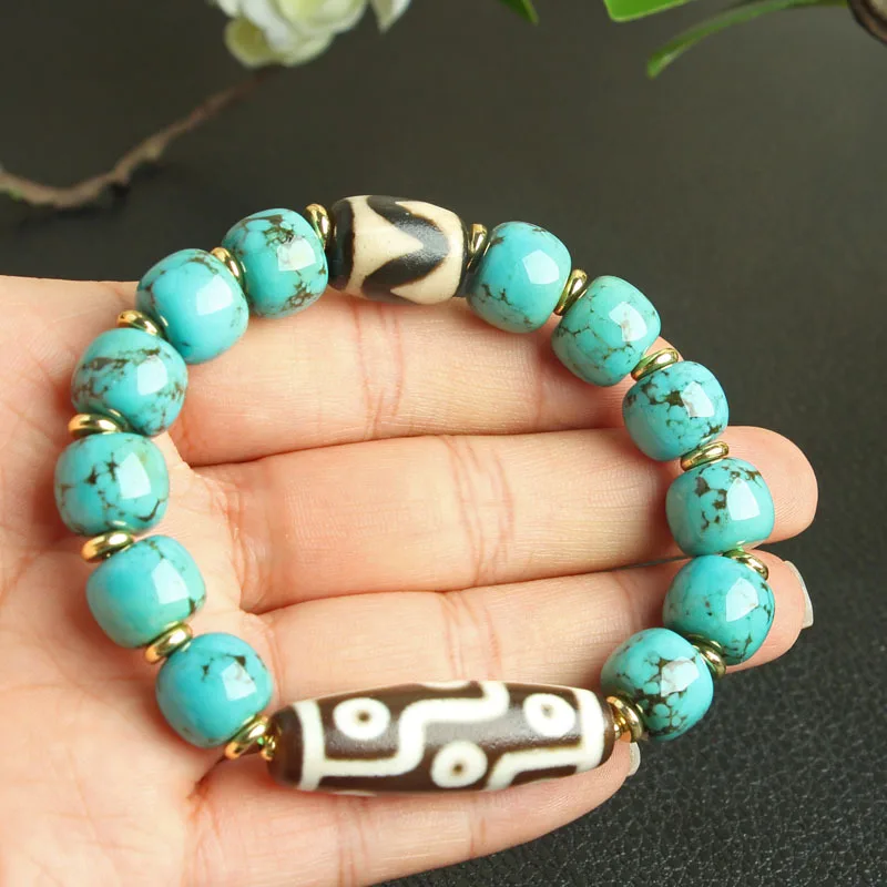 

Ulan Flower Net Flower Pine Круглый браслет из старых бусин